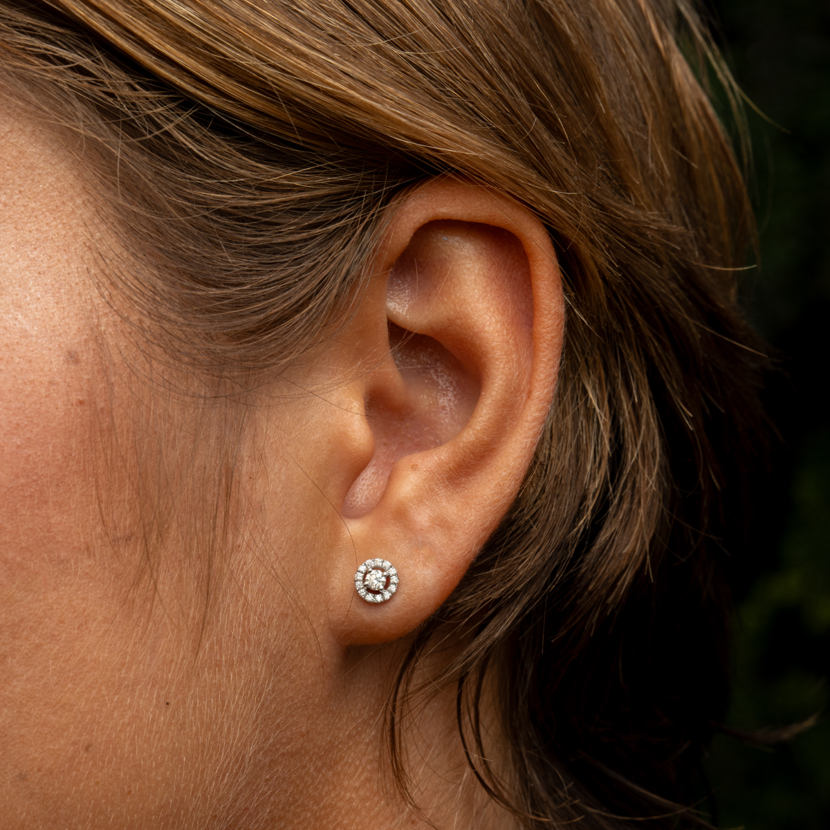 Halo du Louvre - Boucles d'oreilles