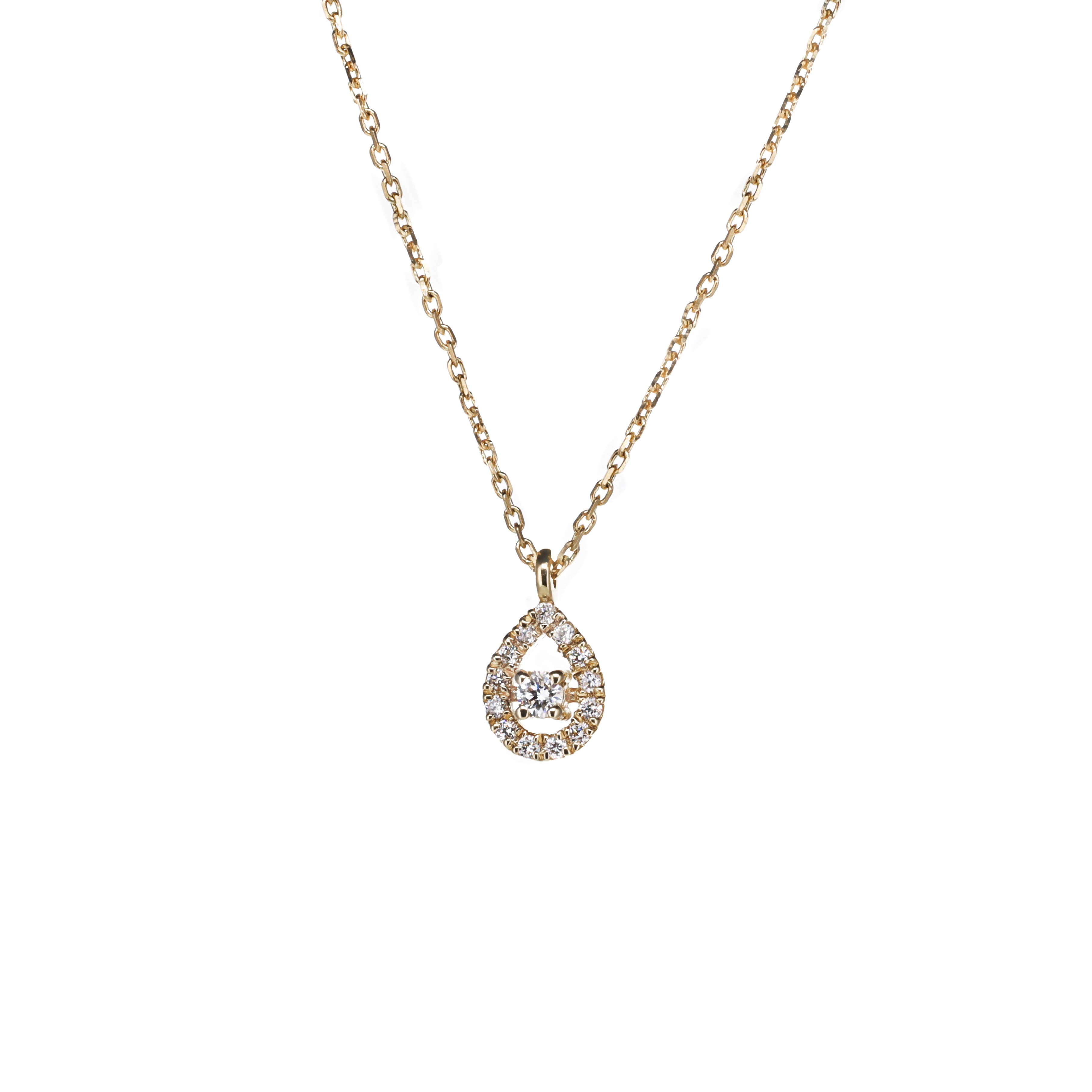 Goutte - Or jaune - Collier