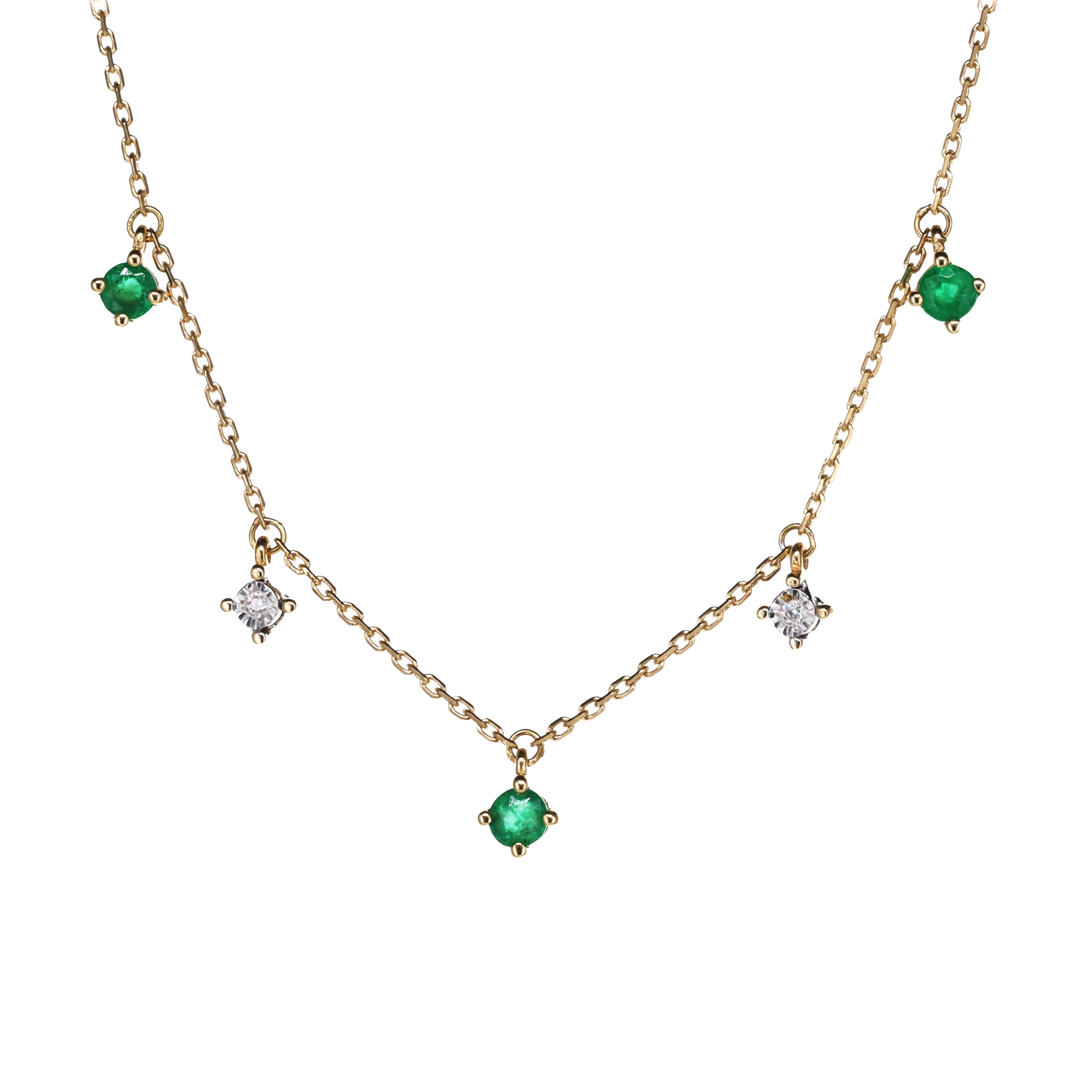Symphonie - Emeraude - Collier
